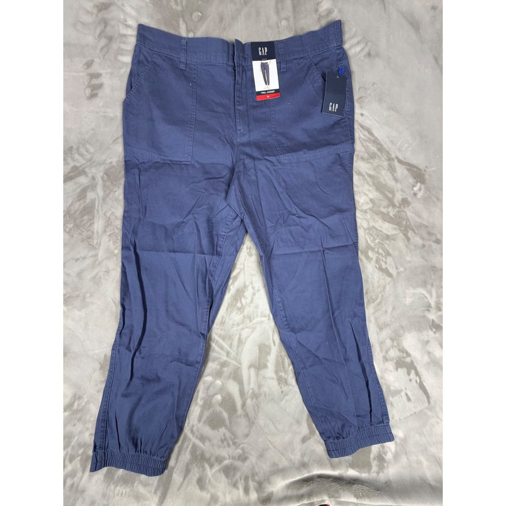 GAP Twill Jogger Pants Blue Indigo XL GP000994 NWT